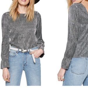 Amuse Society Glimmer Scoop Back Top